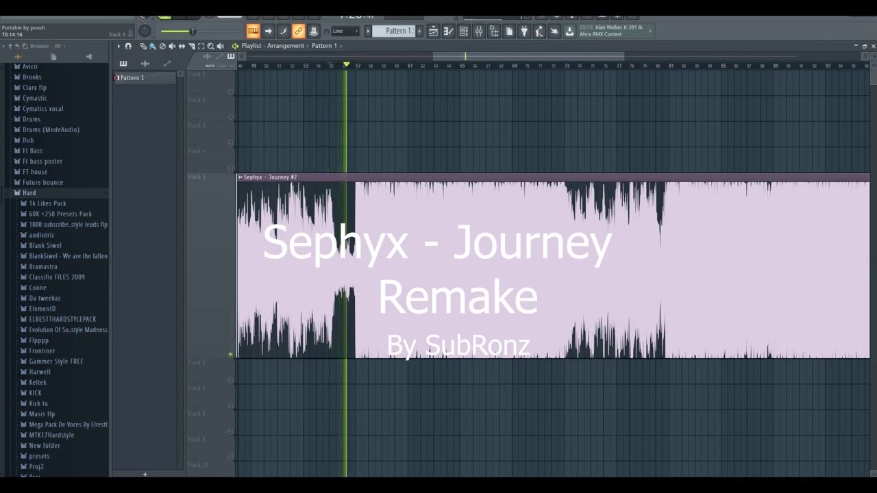 Sephyx - Journey (SubRonz remake) [Free FLP]