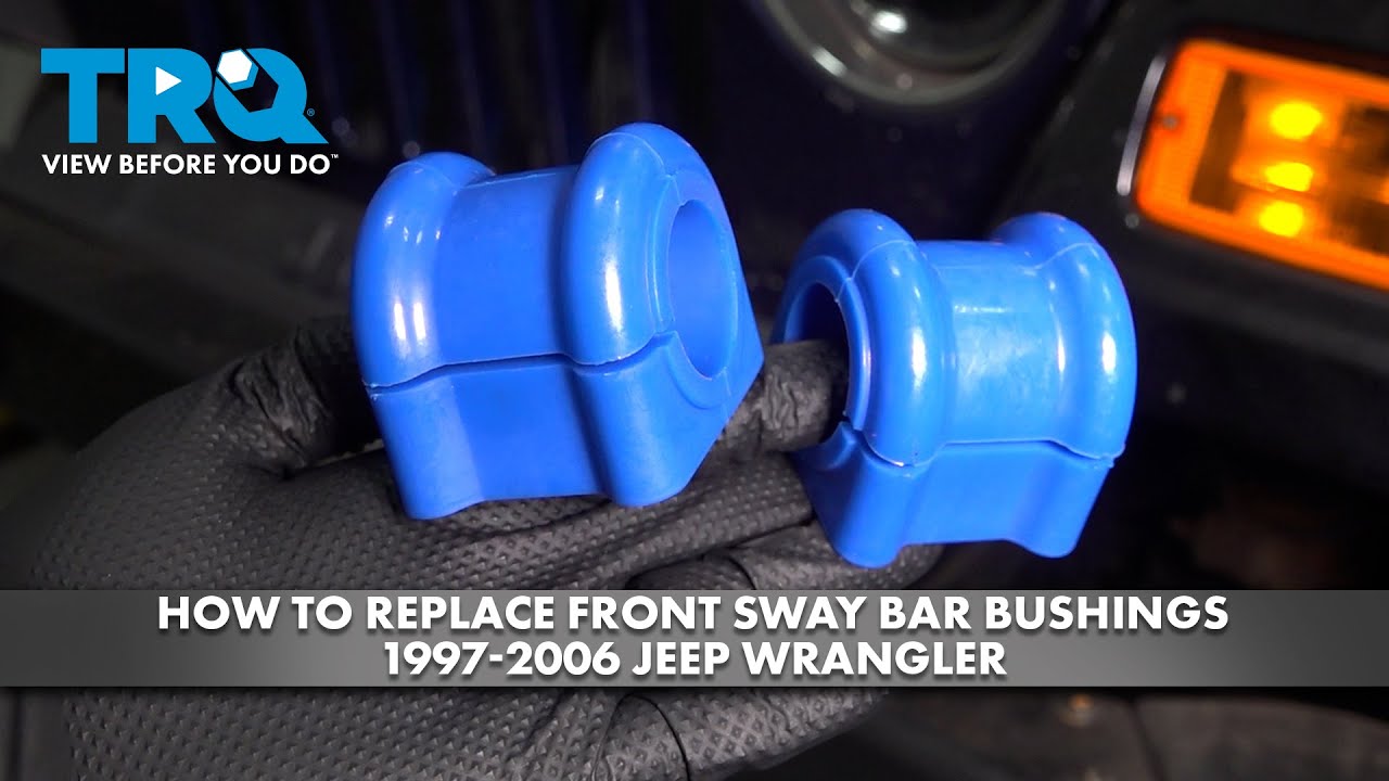 How to Replace Sway Bar Bushings 1997-2006 Jeep Wrangler