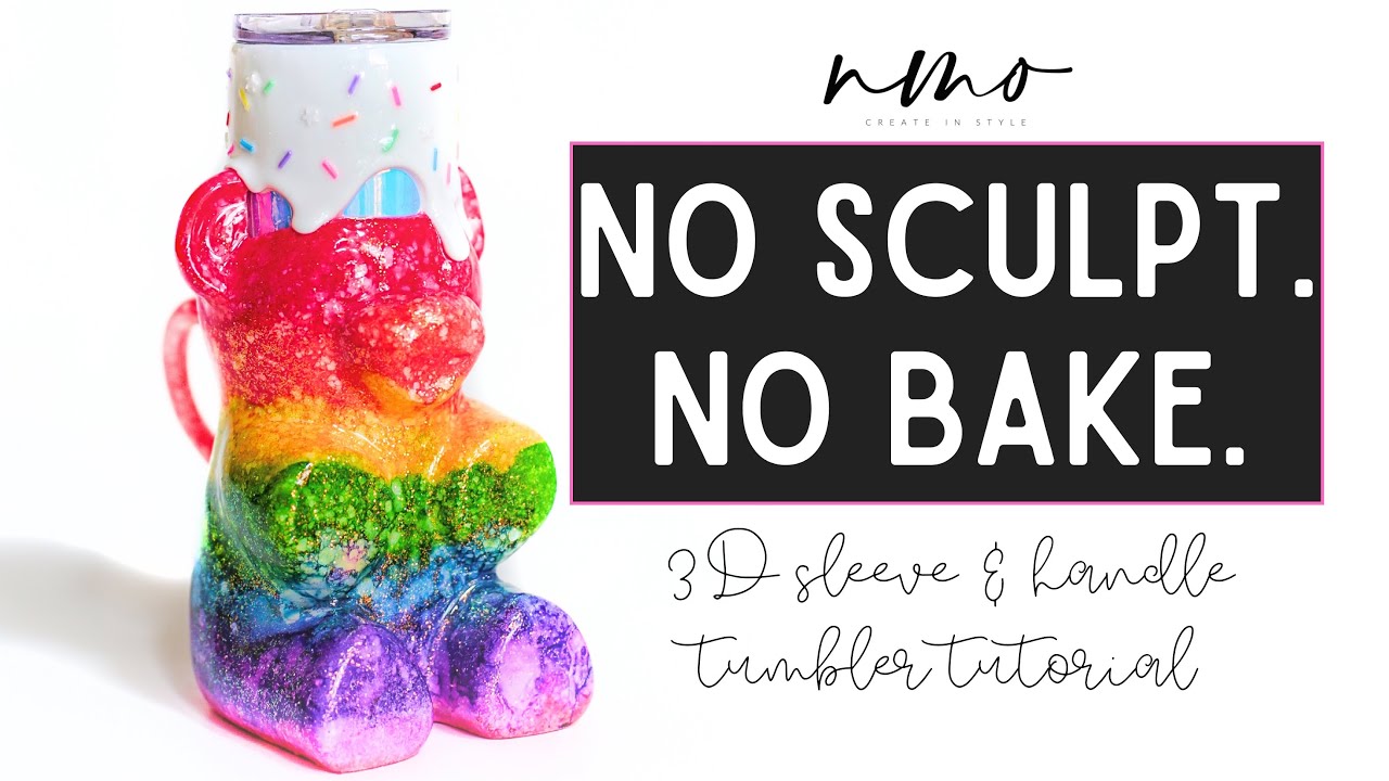 3D TUMBLER SLEEVE TUTORIAL : PRIDE BEAR