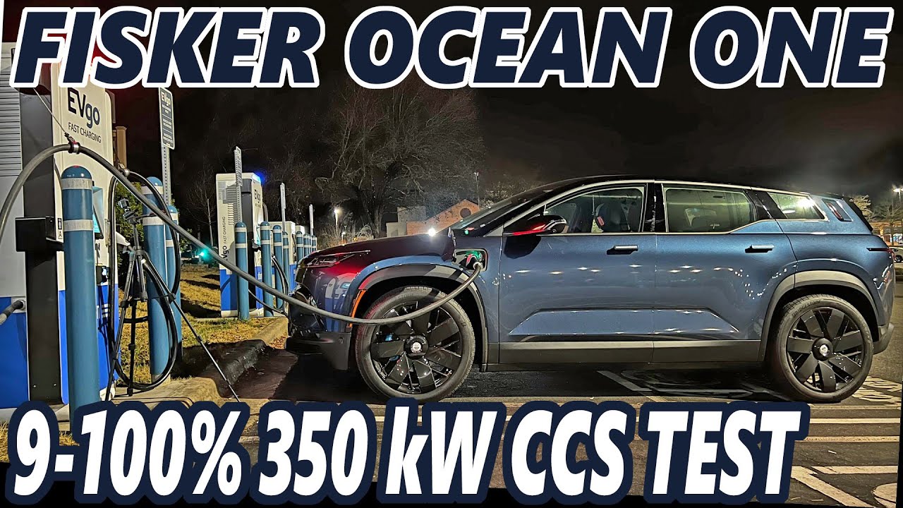 Fisker Ocean - 9-100% CCS1 350 kW Test
