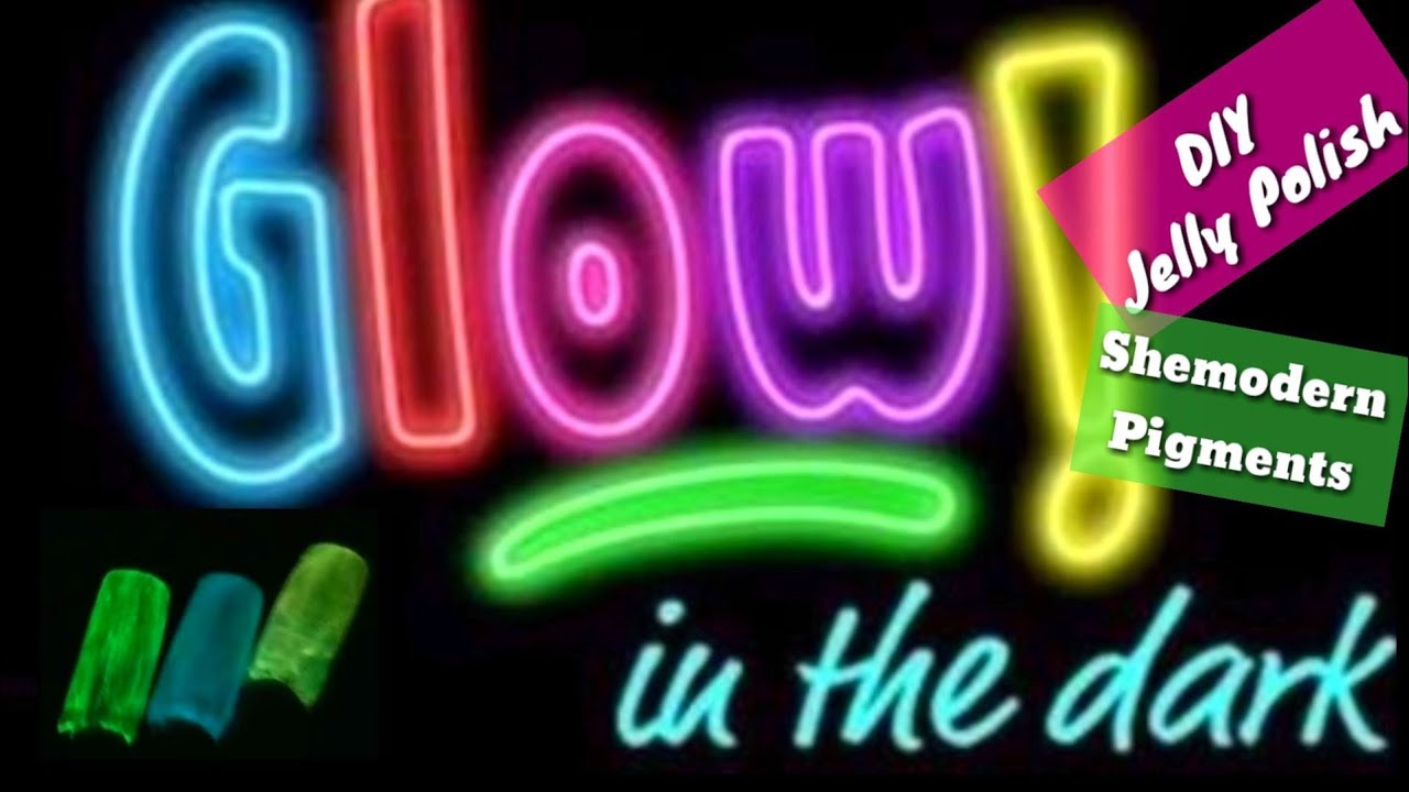 Try it Tuesdays: DIY Glow in The Dark Jelly Gel Polish (w/ Shemodern Pigments)