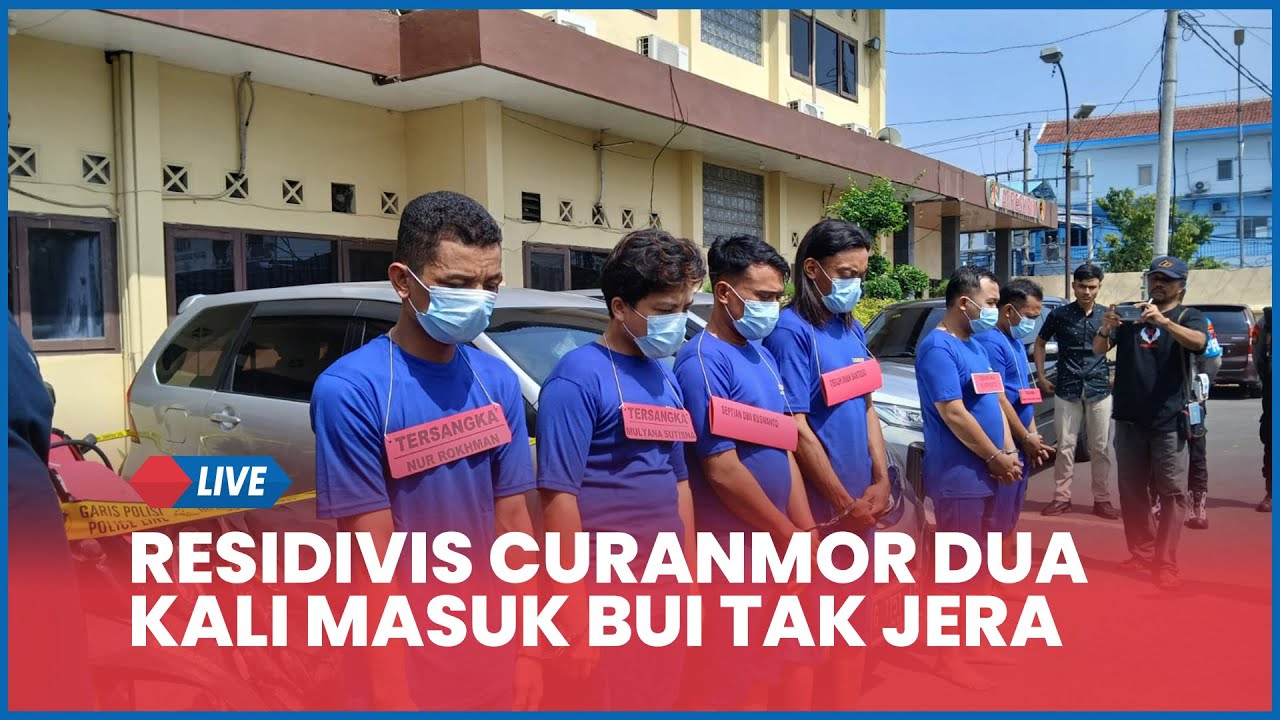 🔵 2 Kali Masuk Bui Tak Jera, Residivis Curanmor di Tegal Diringkus Lagi