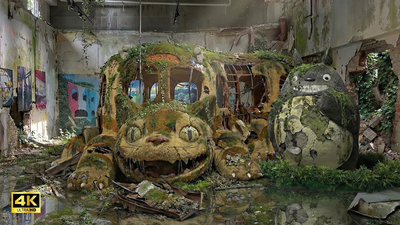 ジブリの世界が廃墟になったら/ What If Ghibli Worlds Fell into Ruins? (AI)