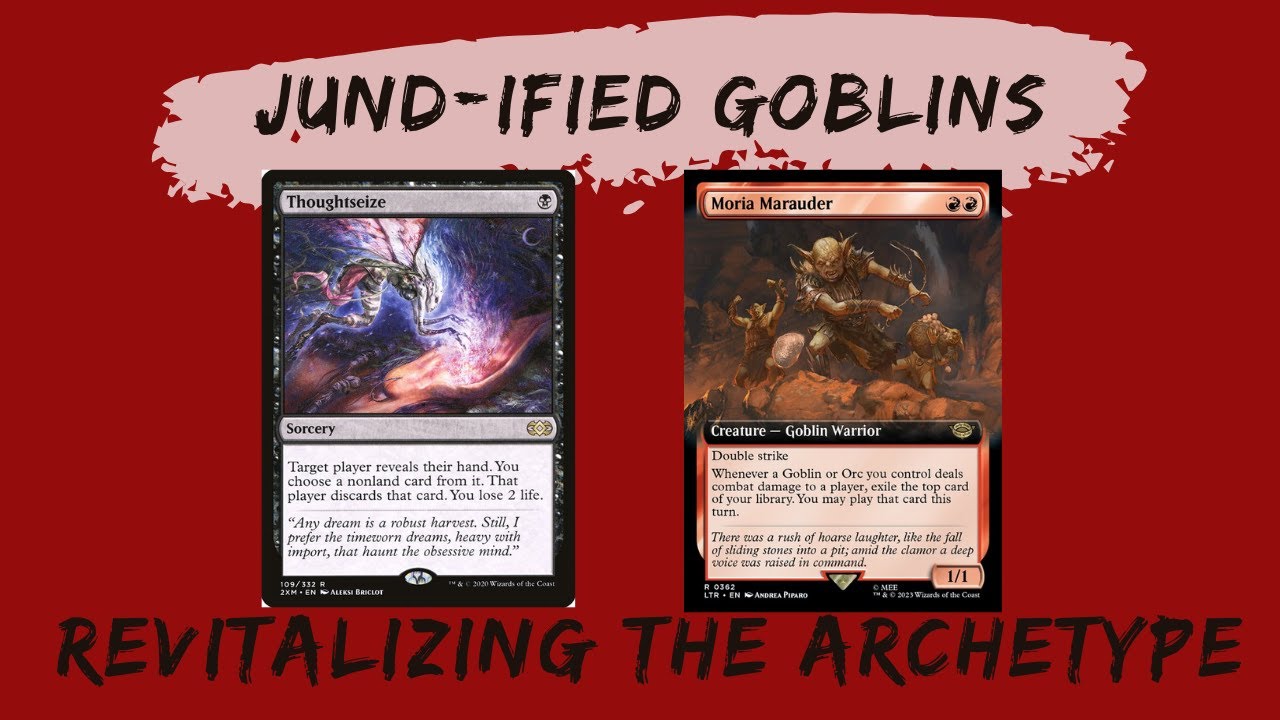 THOUGHTSEIZE FOR THE WIN! Back with Legacy Goblin Midrange, Moria Marauder, Double League MTG