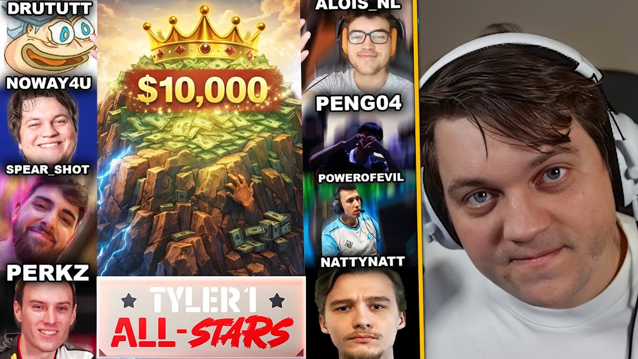 Das 10.000$ 1 VS 1 Tyler 1 ALL-STARS Turnier!