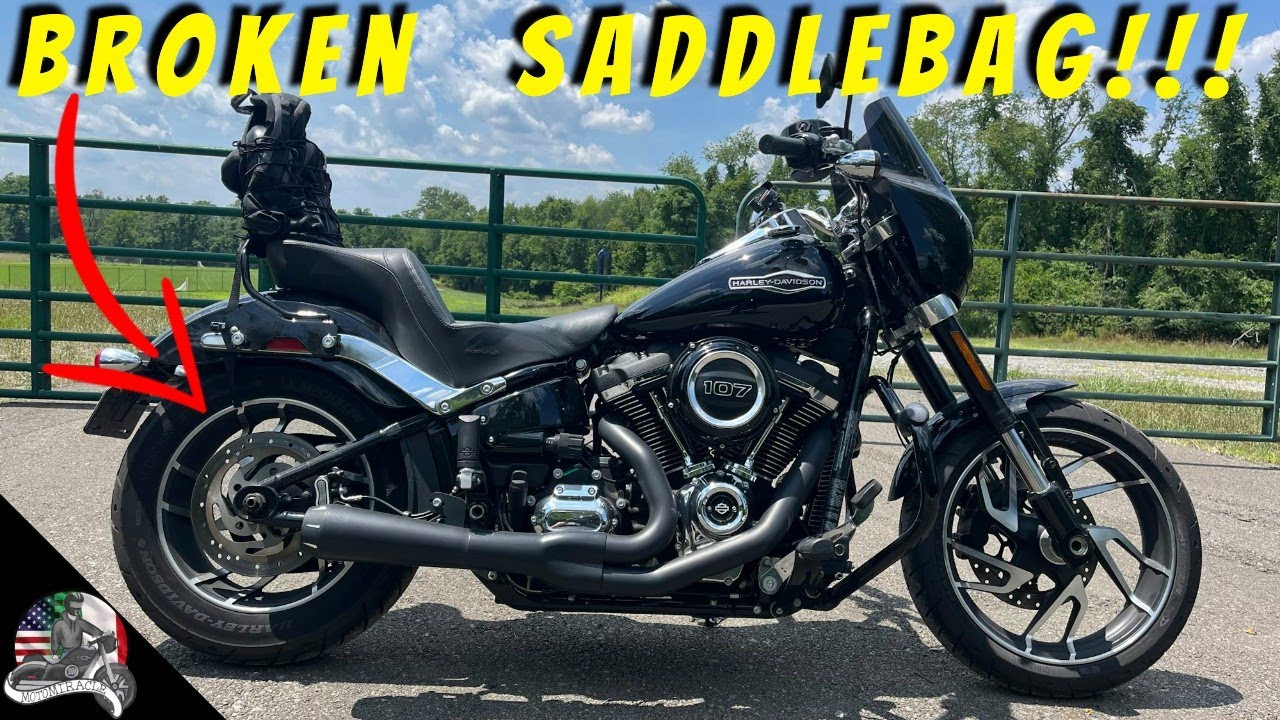 MY SADDLEBAG FELL OFF MY SPORT GLIDE