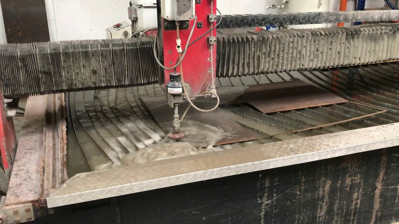 5' x 10' 60,000 psi H2O Jet CNC Waterjet