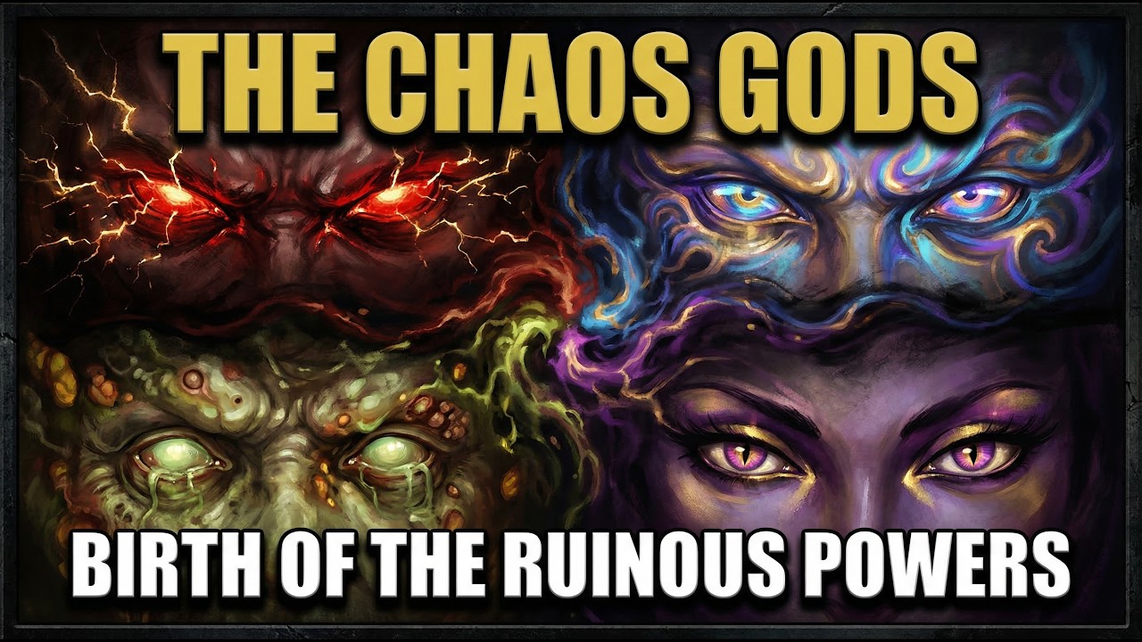 The Chaos Gods — Birth of the Ruinous Powers | Warhammer 40K Lore