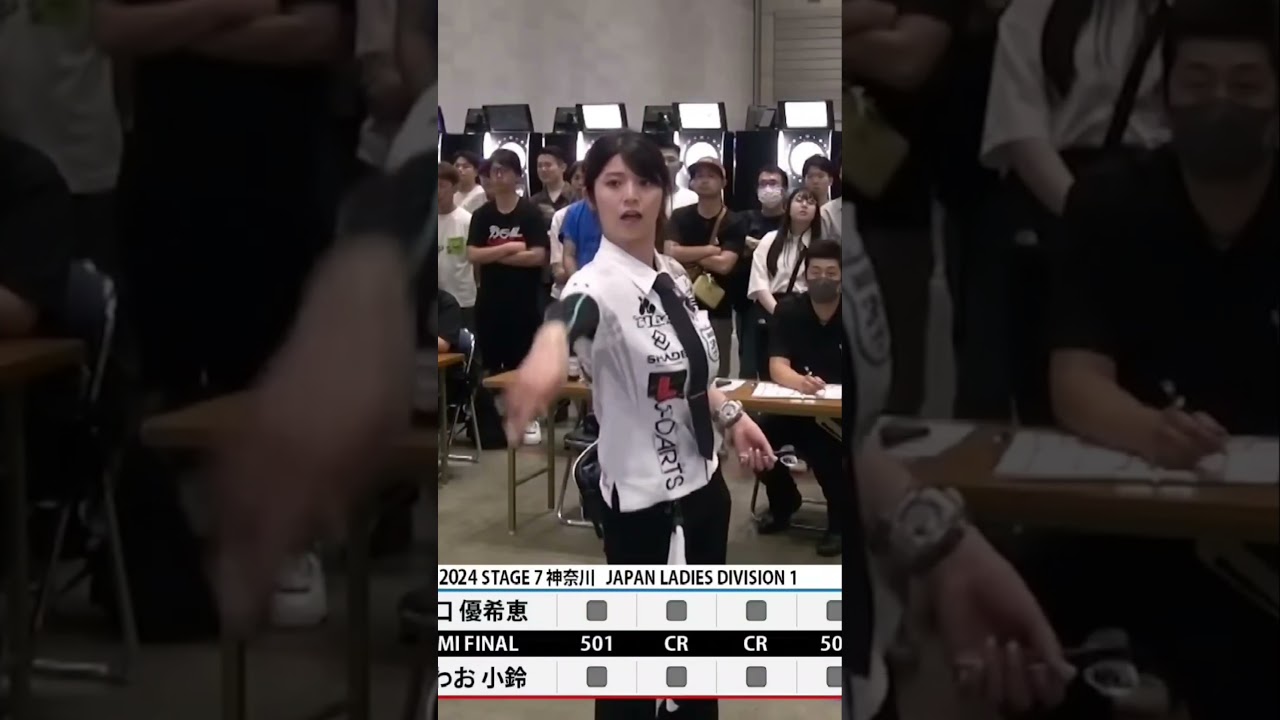 坂口 優希恵 Yukie Sakaguchi highlights / japan 2024 stage7 神奈川 ladies semi final #dart #다트 #sports #short