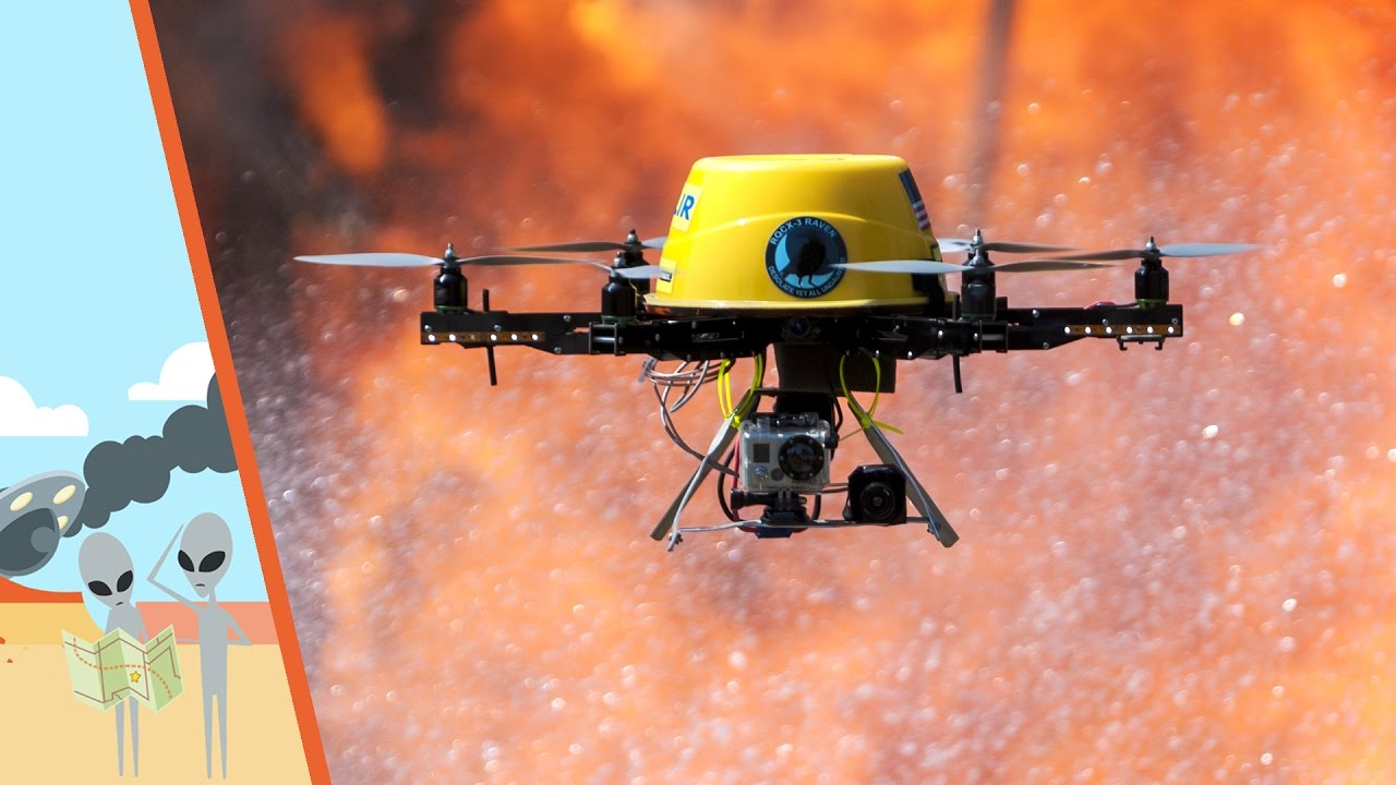 FLIR Thermal Imaging Drone Captures Structure Fire