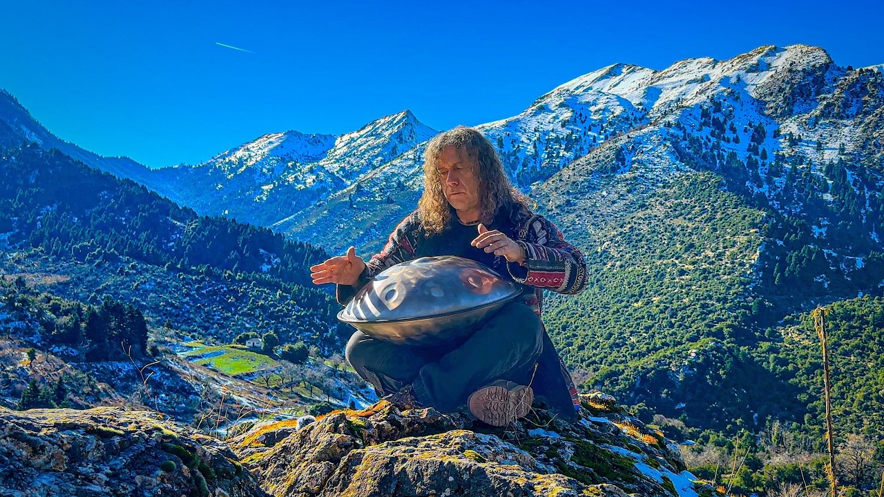 Handpan Meditation on the High Mountains - High Spirit Healing Music