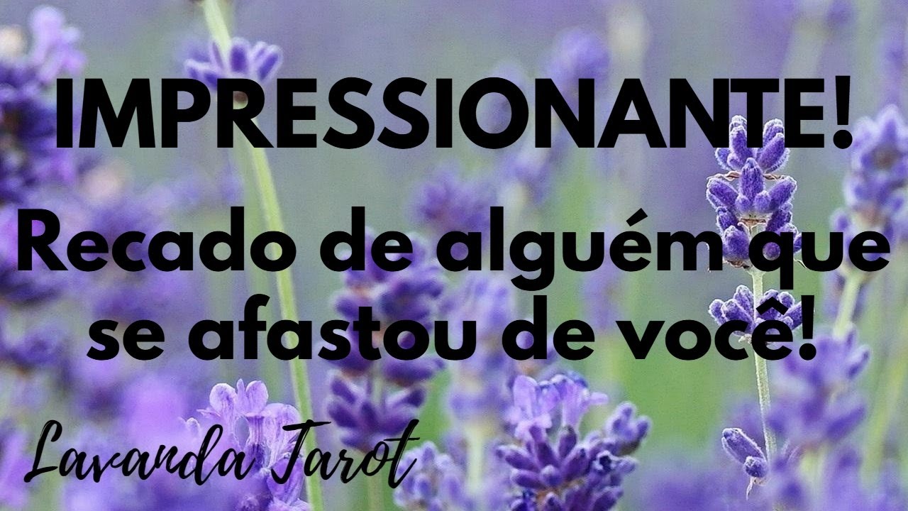 #tarot 💜🪻IMPRESSIONANTE! Recado de alguém que se afastou de você!💜🪻