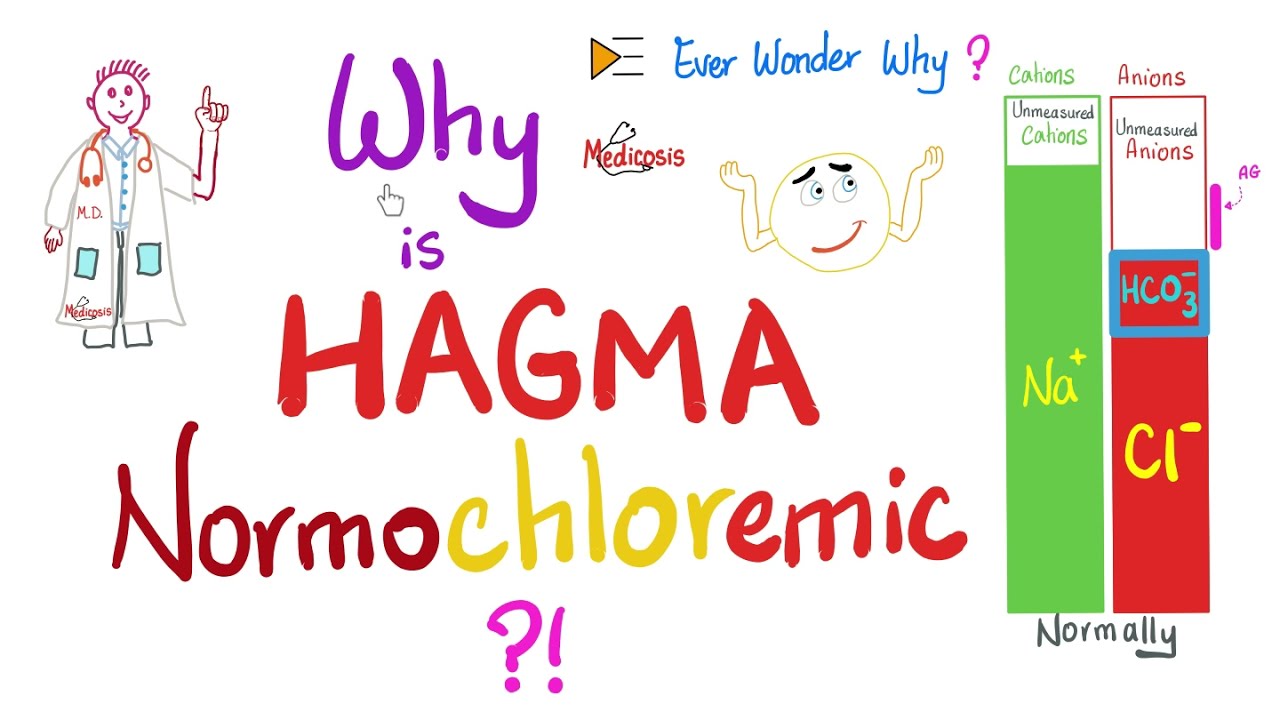 The Anion Gap (AG) - HAGMA is Normochloremic - Ever Wonder Why? 🤔