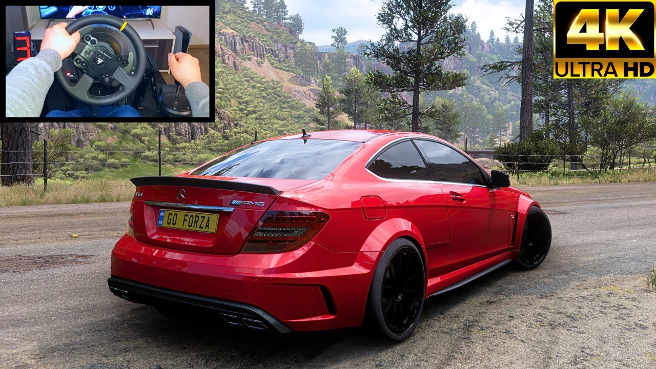Mercedes C63 AMG Black Series | Forza Horizon 5 | Thrustmaster TX Steering Wheel Gameplay