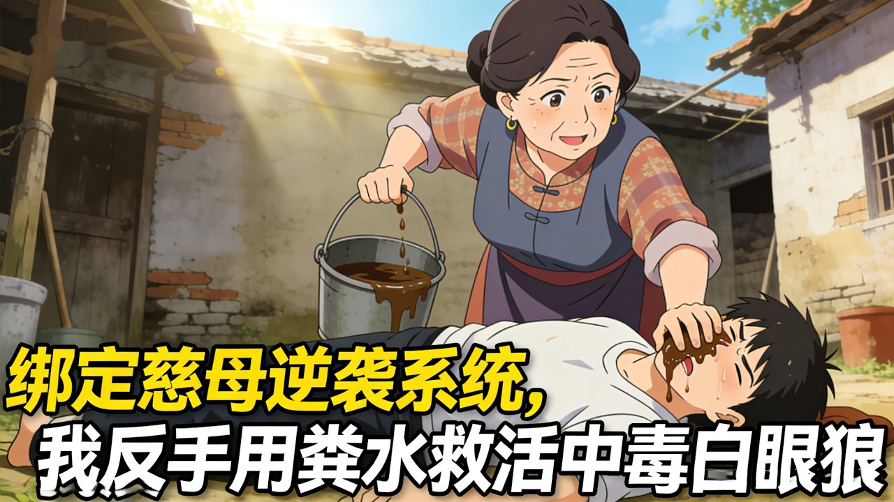 綁定慈母逆襲系統，我反手用糞水救活中毒白眼狼。系統任務太坑，但為了逆子我只能照做。#都市小说 #玄幻小说