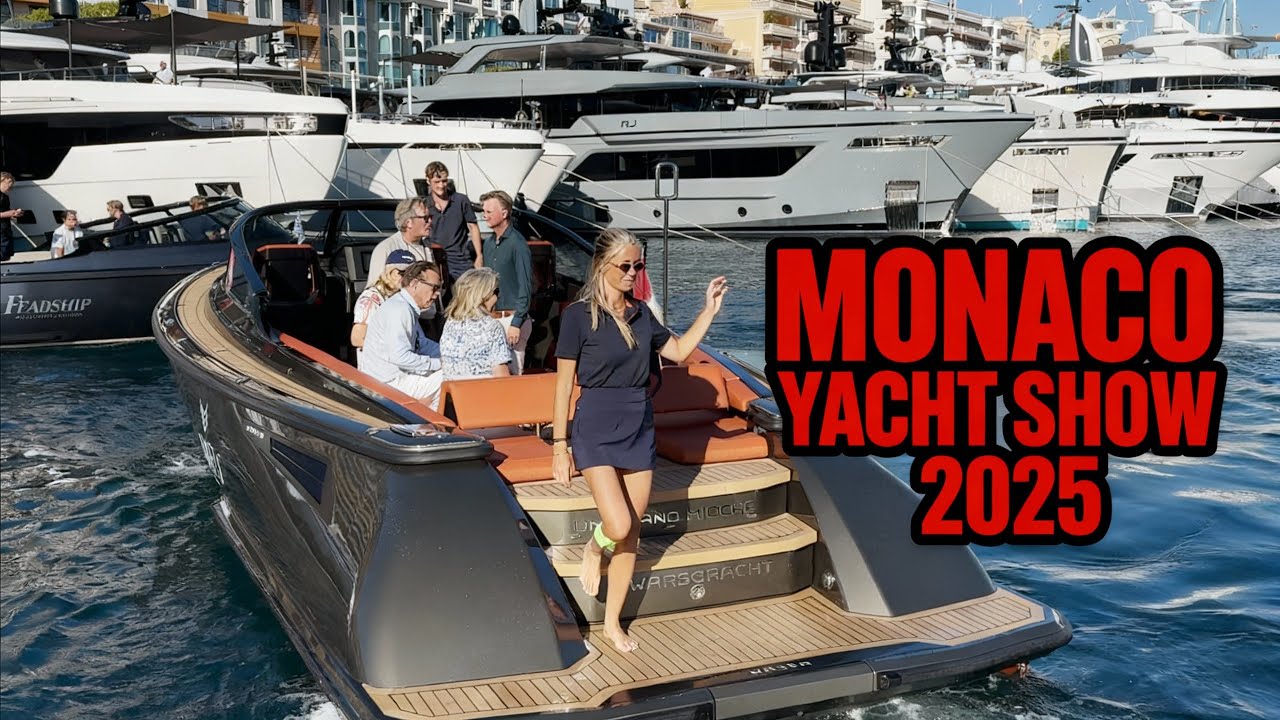 BILLIONAIRES GATHER AT THE MONACO YACHT SHOW 2025 #monaco #monacoyachtshow #viral #trending #fyp