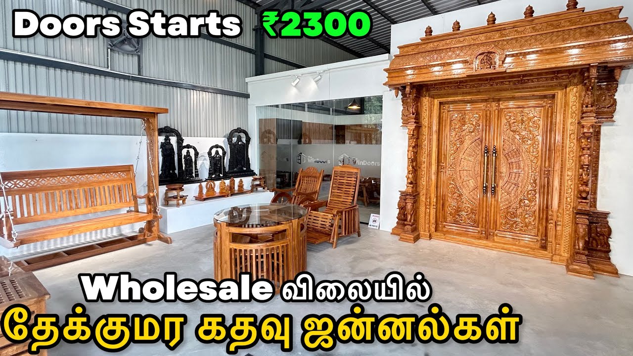 Original Teak Wood Doors & Windows @ Wholesale Price