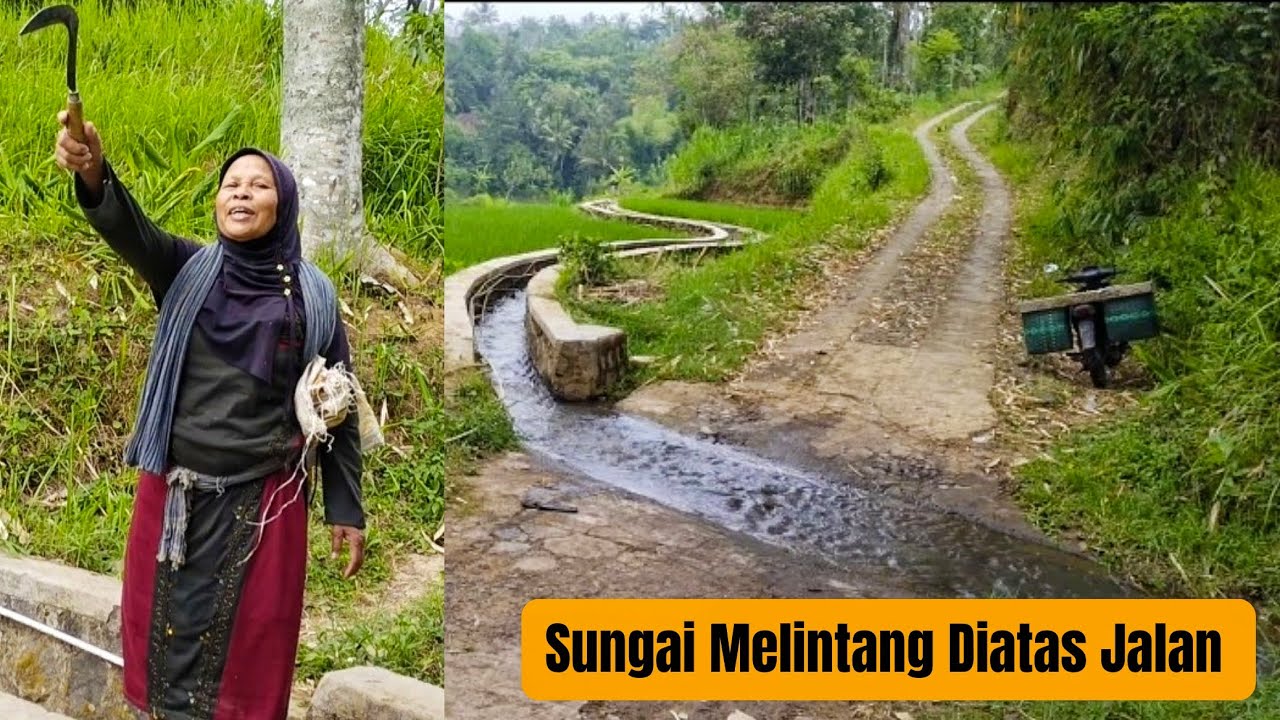 Sungai Misterius Melintas di Atas Jalan Pedesaan Wonogiri Peninggalan Mbok Randha Mbulak ❗