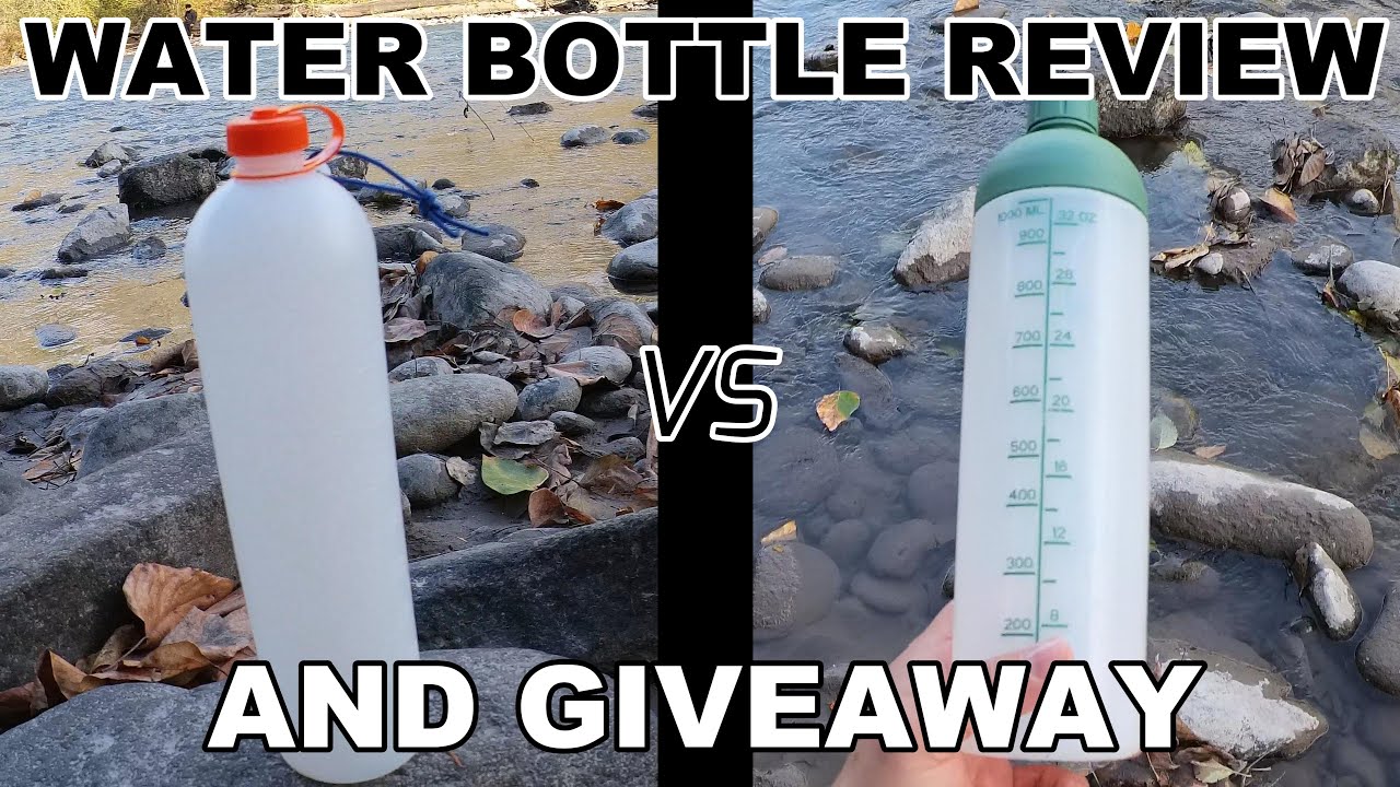 Бутылка для воды Mazama M!GO против Cnoc ThruBottle + розыгрыш