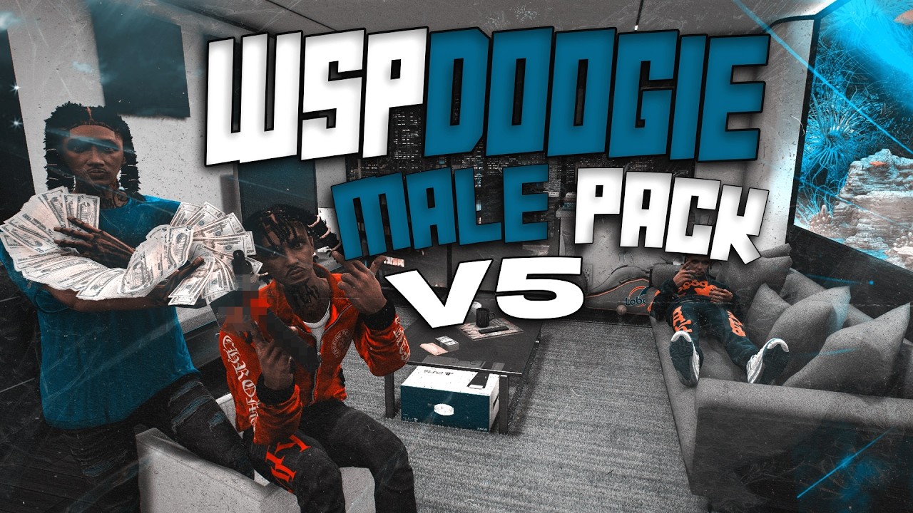 WSPDoogie Male V5 | Clothing Pack FiveM | GTA 5 Newest Clothes / Best Clothes Pack for GTA RP 2025