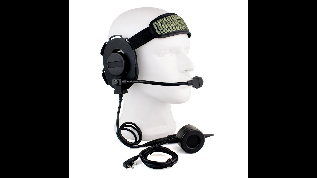 Fone de Ouvido Tatico Militar Seals Elite Airsoft Z tactical Retevis Hd03