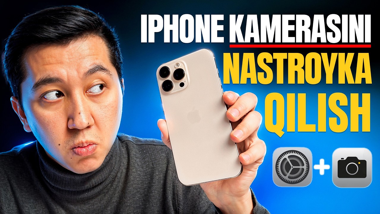 QANDAY QILIB IPHONE KAMERASINI TO'G'RI NASTROYKA QILISH MUMKIN?