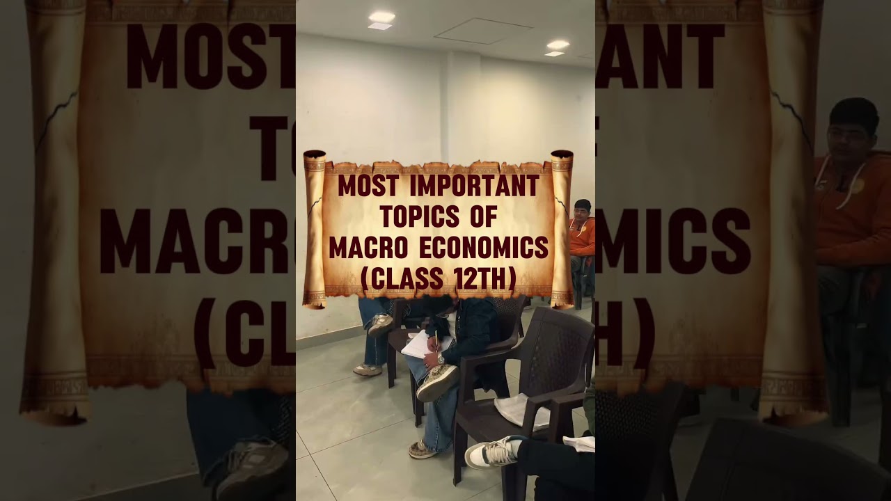 Macro Economics Class 12 | Only Important Topics List | CBSE