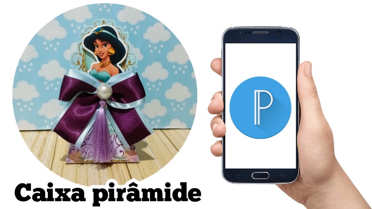 Como fazer caixa pirâmide pelo celular | PIXEL LAB