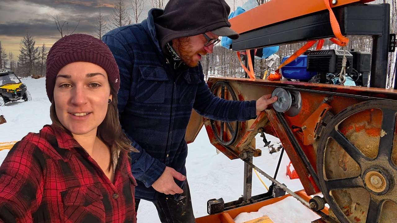 Cabin Interior Is COMPLETE! A Working SawMill??
