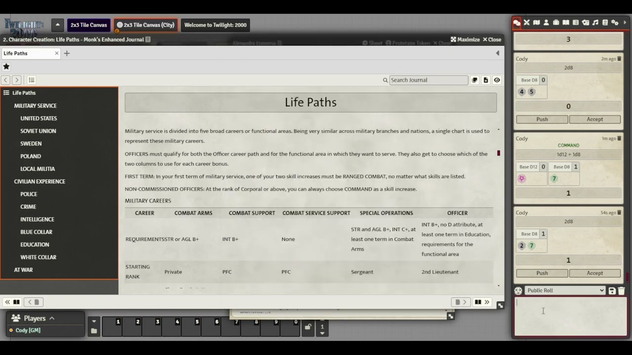 (2025) UPDATED Life Path Character Generation Guide (Twilight: 2000 4E)