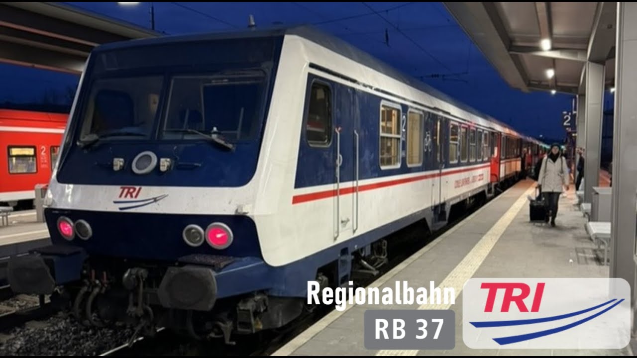 TRI | Mitfahrt RB37: Krefeld Hbf - Neuss Hbf | Siemens ES 64 U2 