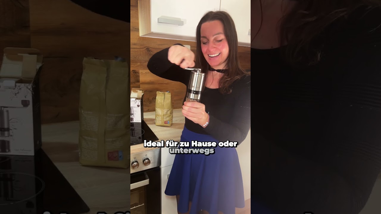 Kaffeebohnen einfach per Hand zu Hause oder auf Reisen mahlen