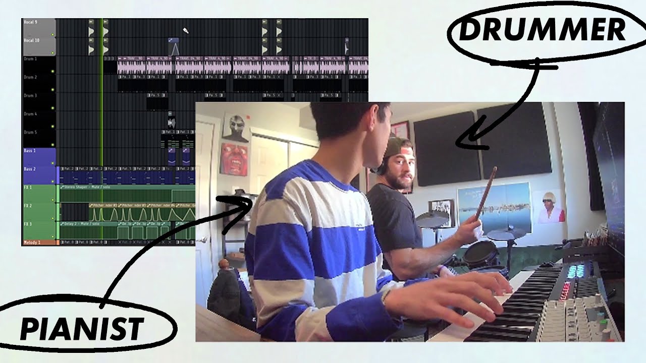 A Pianist And Drummer Make A Sick Beat Together