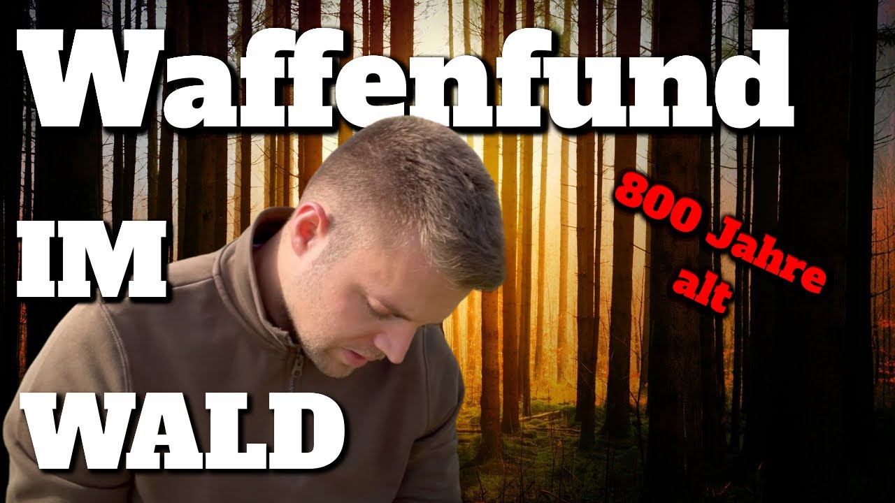 Waffe mit dem Metalldetektor im Wald gefunden - (Sondeln / Schatzsuche )