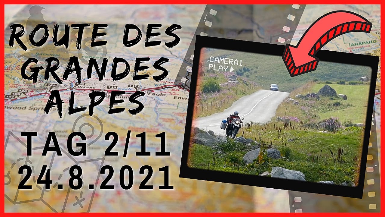 🇫🇷 🏍🏔 France 2'000 KM MOTORCYCLE-ADVENTURE ⛺️ - Route des Grandes Alpes, Day 2/11