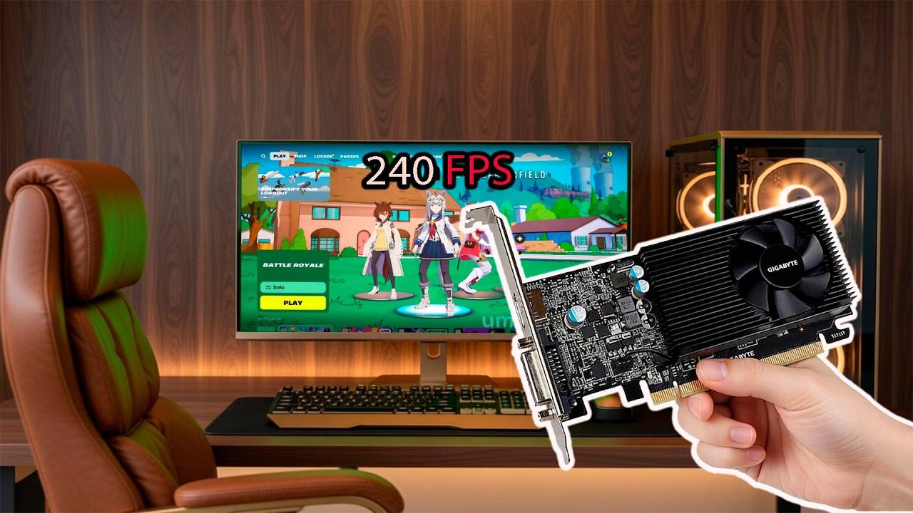 Así se rinde la GT 1030 en 2026 en una PC barata (240 FPS)