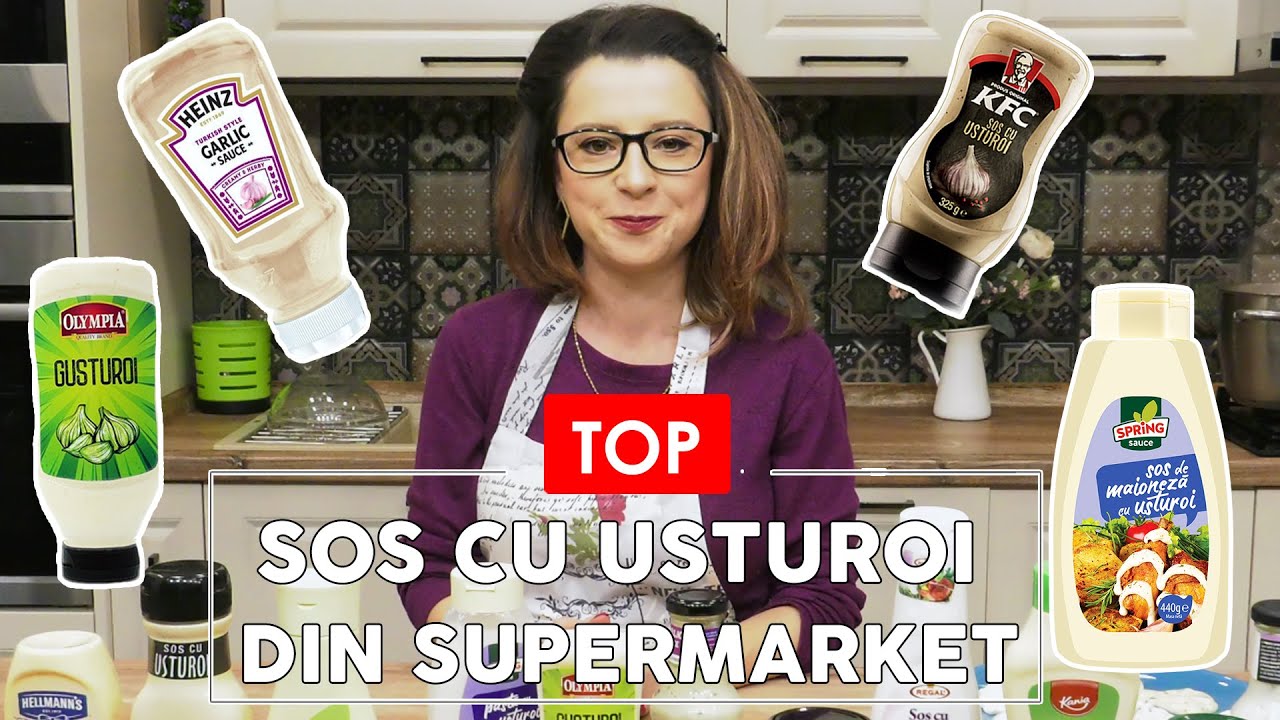 TU ȘTII CE MĂNÂNCI? - Cel mai bun SOS CU USTUROI din SUPERMARKET - Food Test