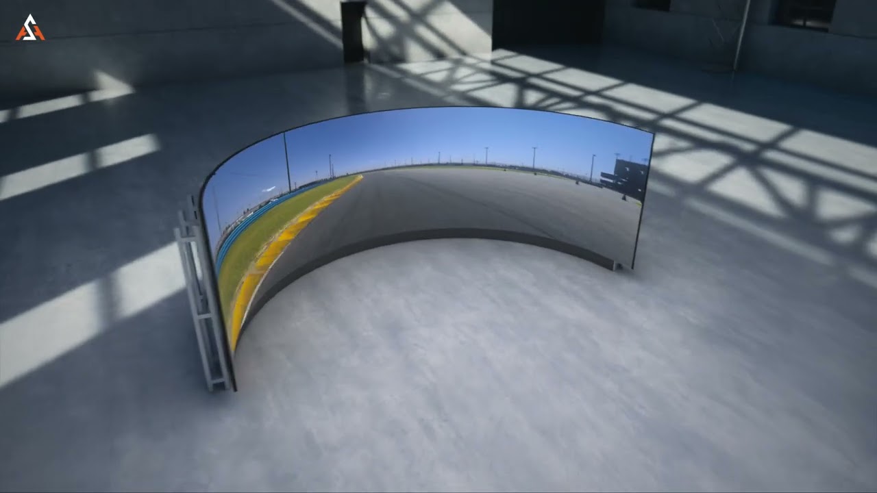 AccuVision LED   the immersive future of driving simulators