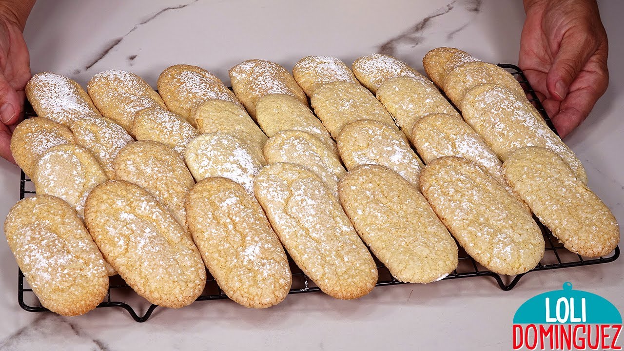 BIZCOCHOS DE SOLETILLA O SAVOIARDI - VAINILLAS - LADYFINGERS - MELINDROS -LENGUAS DE GATO