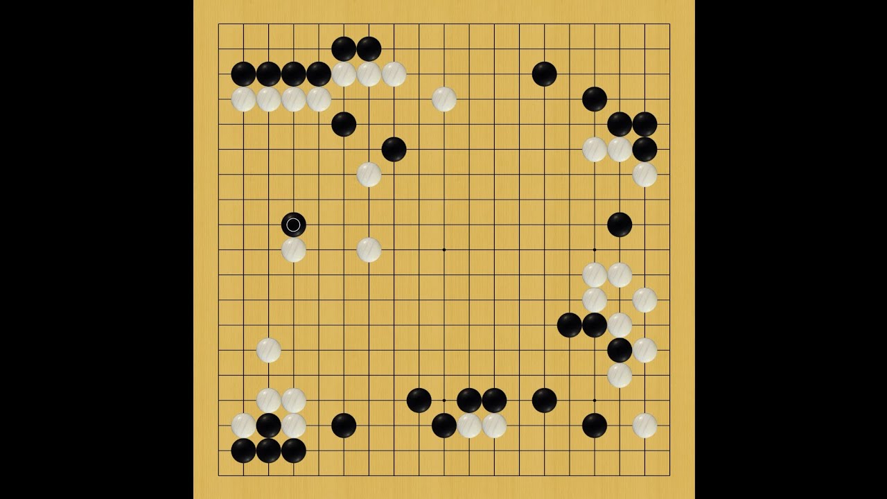 【囲碁の師匠katago自己対局観戦実況】63 互先【囲碁】