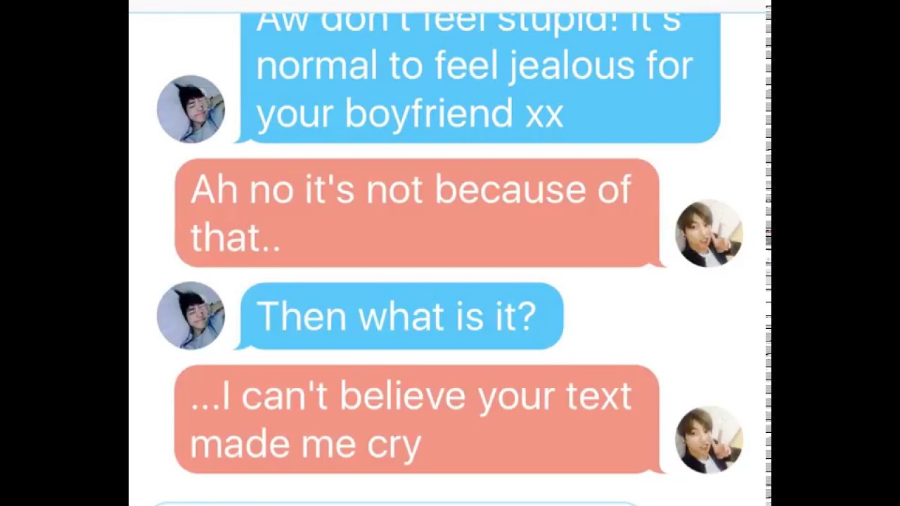 JEALOUS JUNGKOOK?! || BTS Taekook FAKE TEXTS