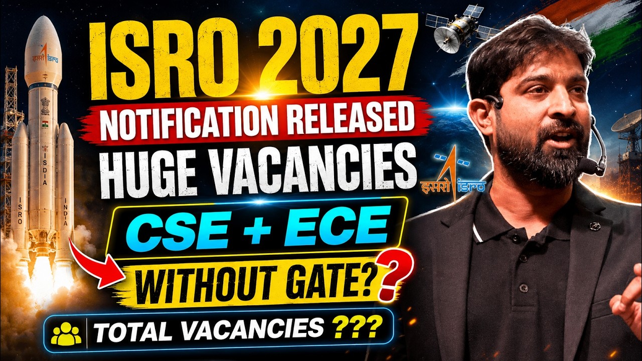 ISRO Recruitment 2026 🔥| BIG Changes in Selection Process | Complete details