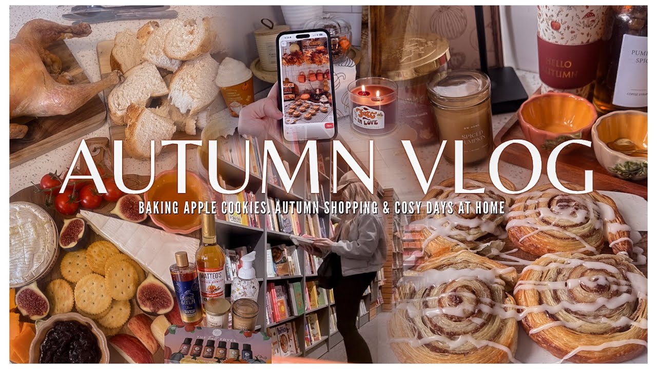 COSY AUTUMN VLOG 🍁 TKMaxx Haul, Asda & Next New-In + baking cookies & Picky Tea Night