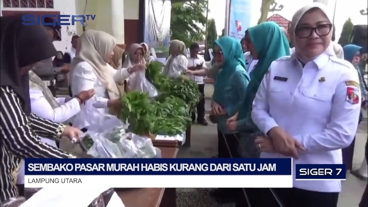 SEMBAKO PASAR MURAH HABIS KURANG DARI SATU JAM