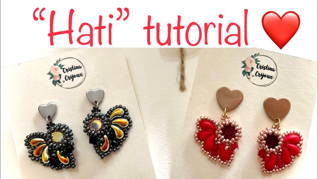 16. Tutorial orecchi cuore Hati ❤️❤️