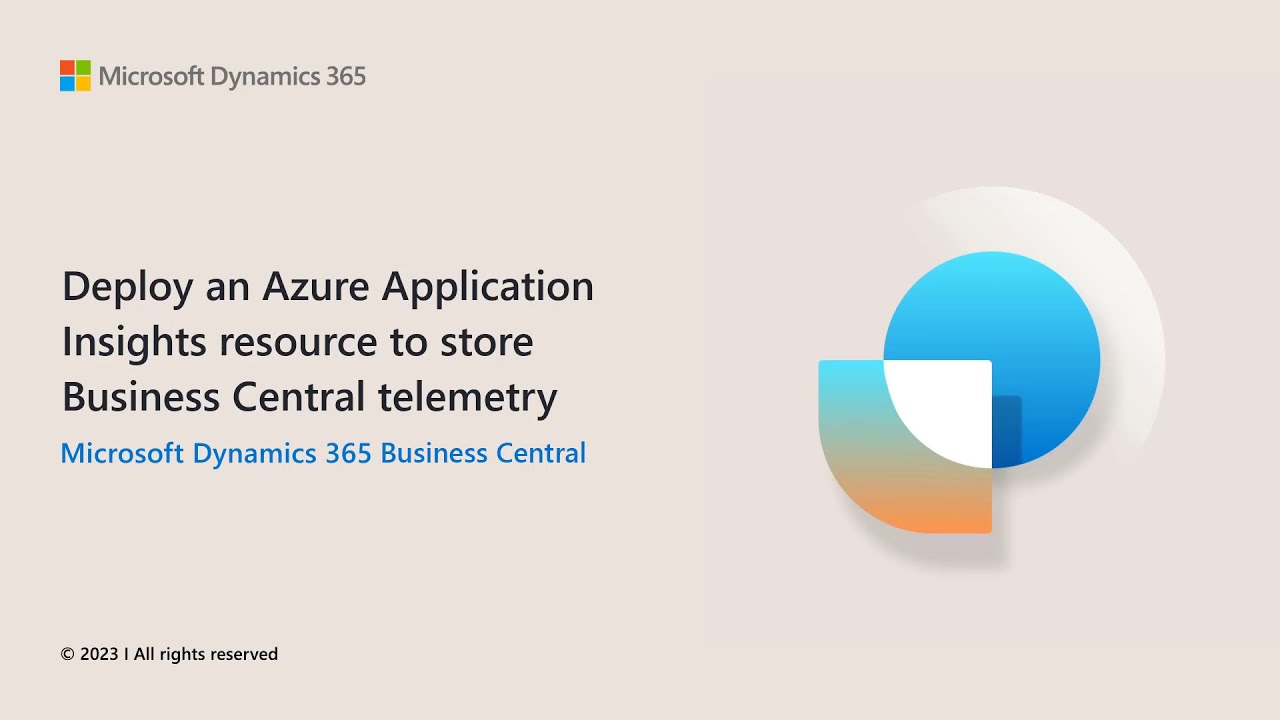 Store BC telemetry in Azure App Insights