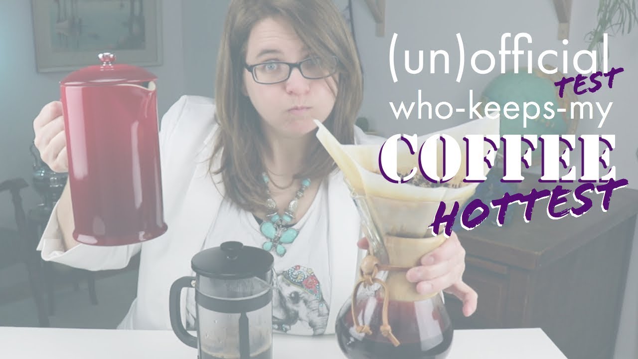 TEST: who-keeps-my COFFEE HOTTEST?  Le Creuset French Press vs Chemex vs Glass French Press