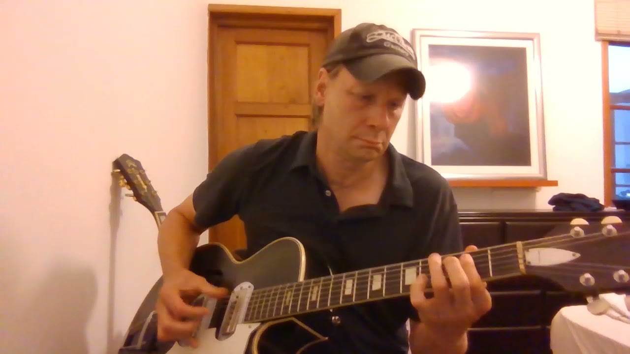 Lightnin' Hopkins style boogie - Fingerstyle guitar - Pete Schmidt Silvertone H63