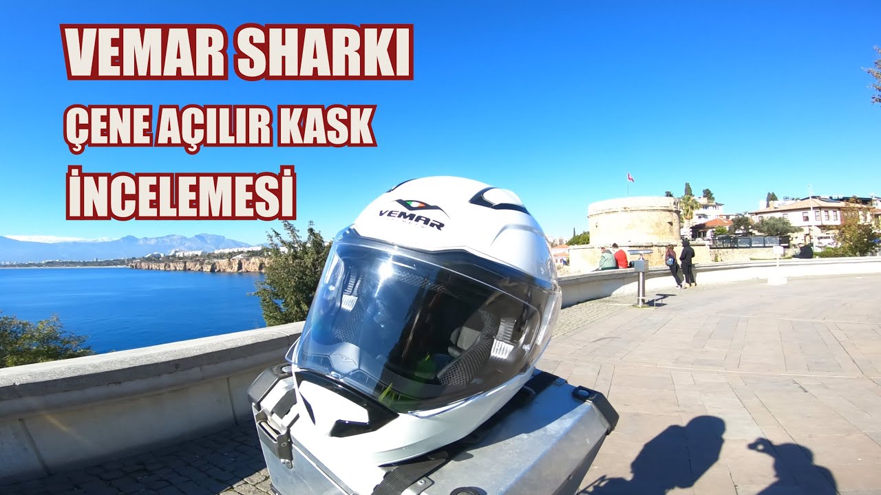 vemar sharkı çene açılır kask incelemesi/kask incelemesi