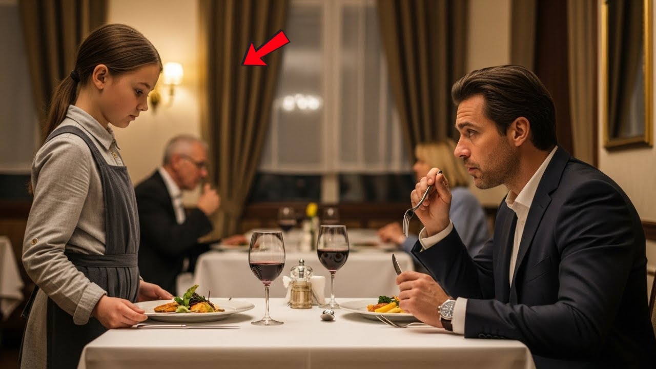 A Poor Girl Served Dinner Quietly—The Mafia Boss Noticed One Detail and Stopped Eating